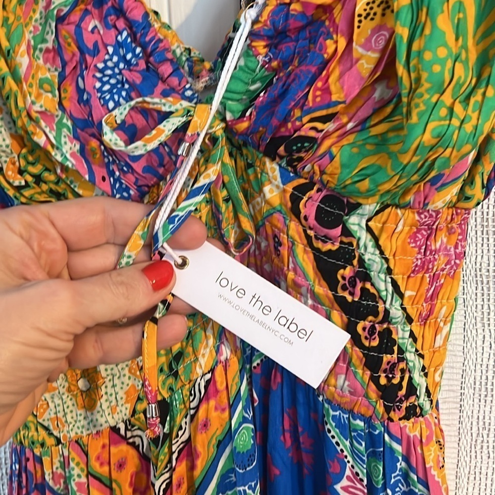 Love the Label Maxi Caroline dress NWT SZ XS - Picture 6 of 9